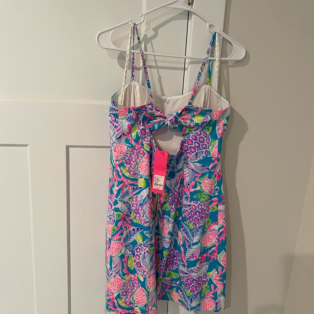Lilly Pulitzer Shelli Floral Stretch Cotton Shift Dress NWT - Picture 5 of 7